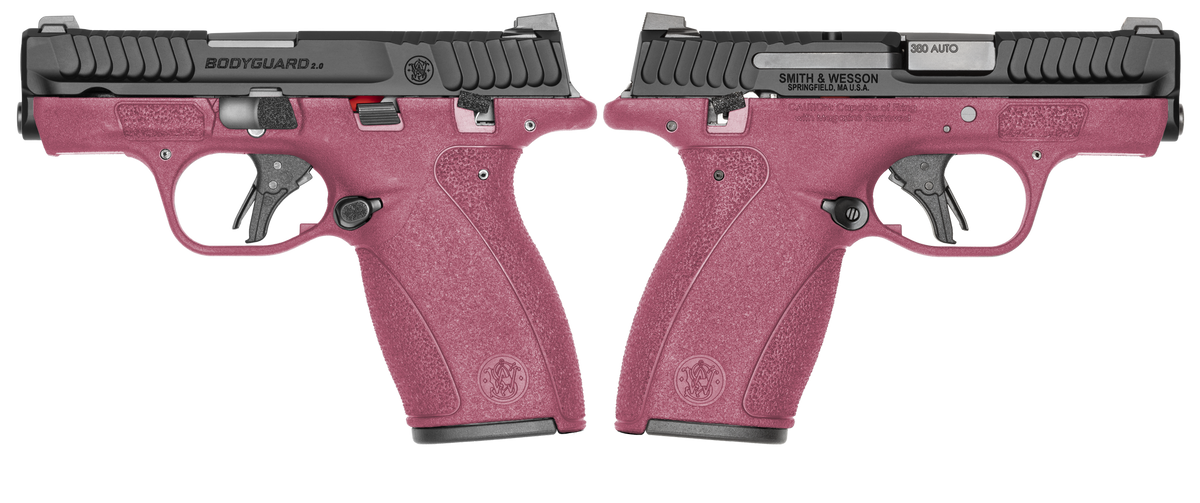 SMITH & WESSON BODYGUARD 2.0 380ACP PISTOL T.S. CRANBERRY FROST ORION EXCLUSIVE 1-12RD 1-10RD MAG