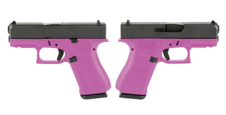 GLOCK G43X 9MM PISTOL 3.41" HOT PINK NIGHT SIGHTS 2-10RD MAGS