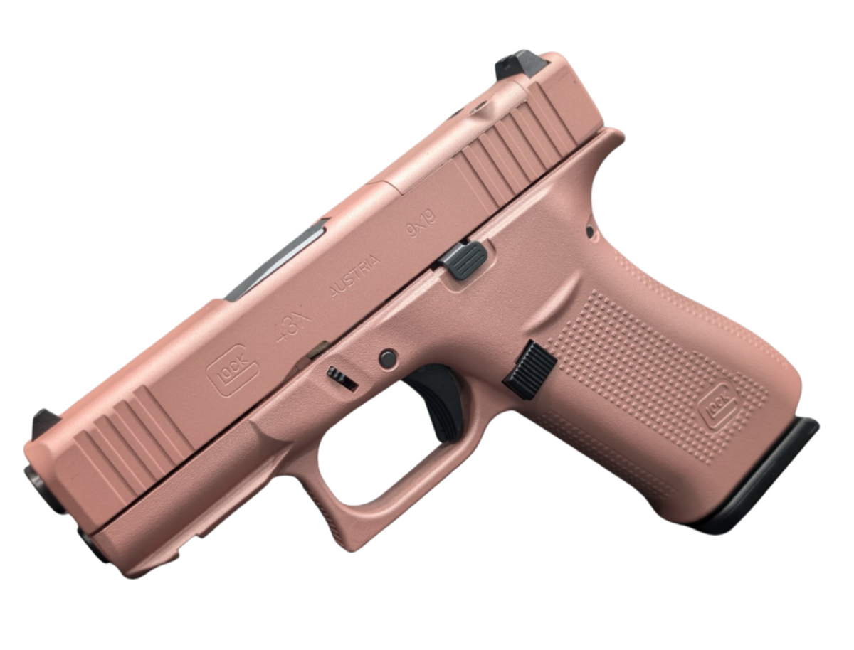 GLOCK 43X MOS ROSE GOLD FS 9MM PISTOL 3.39" FXD 2-10RD MAGS