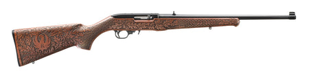 dRUGER 10/22 8TH EDITION COLLECTORS SERIES 22LR RIFLE ENGRAVED WALNUT STOCK 10RD