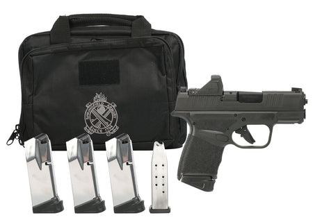 dSPRINGFIELD ARMORY HELLCAT GEAR UP 24 OSP BLK 3" 9MM 5-10RD, VIRIDIAN LASER RANGE BAG CA COMPLIANT
