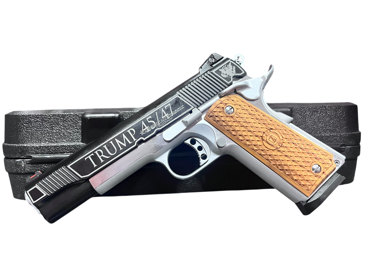 AMERICAN CLASSIC II 1911 9MM TRUMP 45/47 CHROME/BLACK 9RD