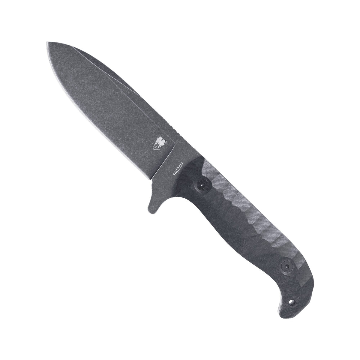 CobraTec PSK Spear Point Fixed Blade Knife Black Dark Stonewash