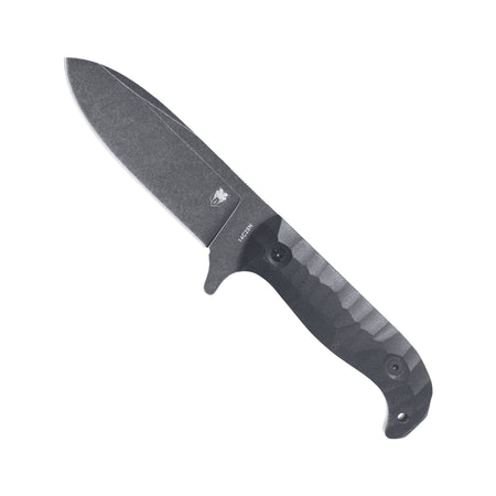 CobraTec PSK Spear Point Fixed Blade Knife Black Dark Stonewash