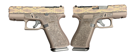 GLOCK 43X MOS COPPERHEAD SLIDE 9MM PISTOL 3.39" FXD 5.5lb 2-10RD MAGS