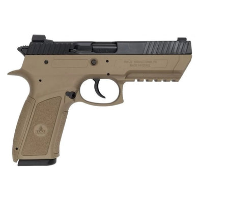 IWI US J941PL9FD-II Jericho 941 Enhanced 9mm Luger Caliber with 4.40" Barrel, 17+1 Capacity, Flat Dark Earth Finish Picatinny Rail Frame, Serrated Black Steel Slide & Polymer Grip