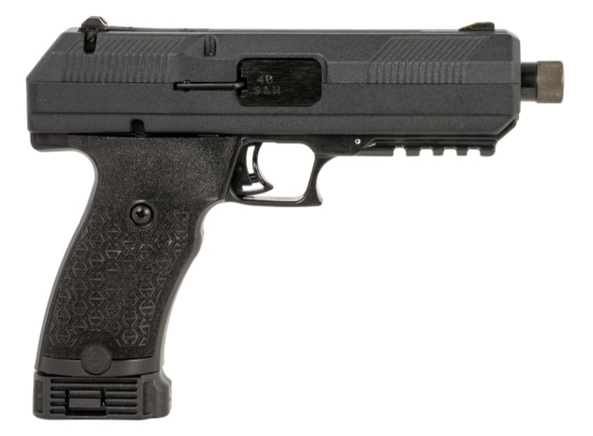 Hi-Point JCP40G2 JCP Gen2 40 S&W 10+1, 4.50" Black Steel Barrel, Black Powder Coated Serrated Steel Slide, Black Polymer Frame w/Picatinny Rail