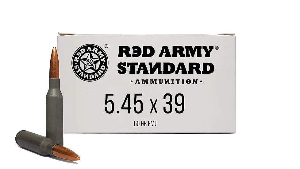 Red Army Standard FMJ 60 grain 5.45x39mm Rifle Ammo