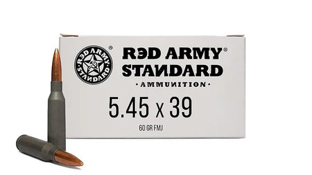 Red Army Standard FMJ 60 grain 5.45x39mm Rifle Ammo