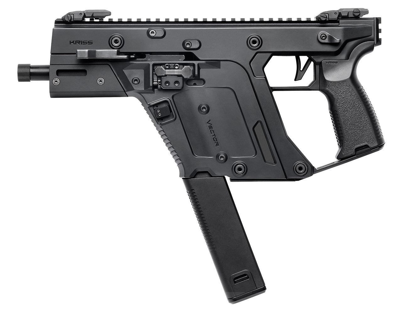 Kriss USA KV453PBL00 Vector SDP Gen3 45 ACP 30+1 5.50" Black Nitride Threaded Barrel, M-LOK Handguard, Black Picatinny Rail Receiver & Rear, Black Polymer Grip, Ambidextrous, Glock Mag Compatible