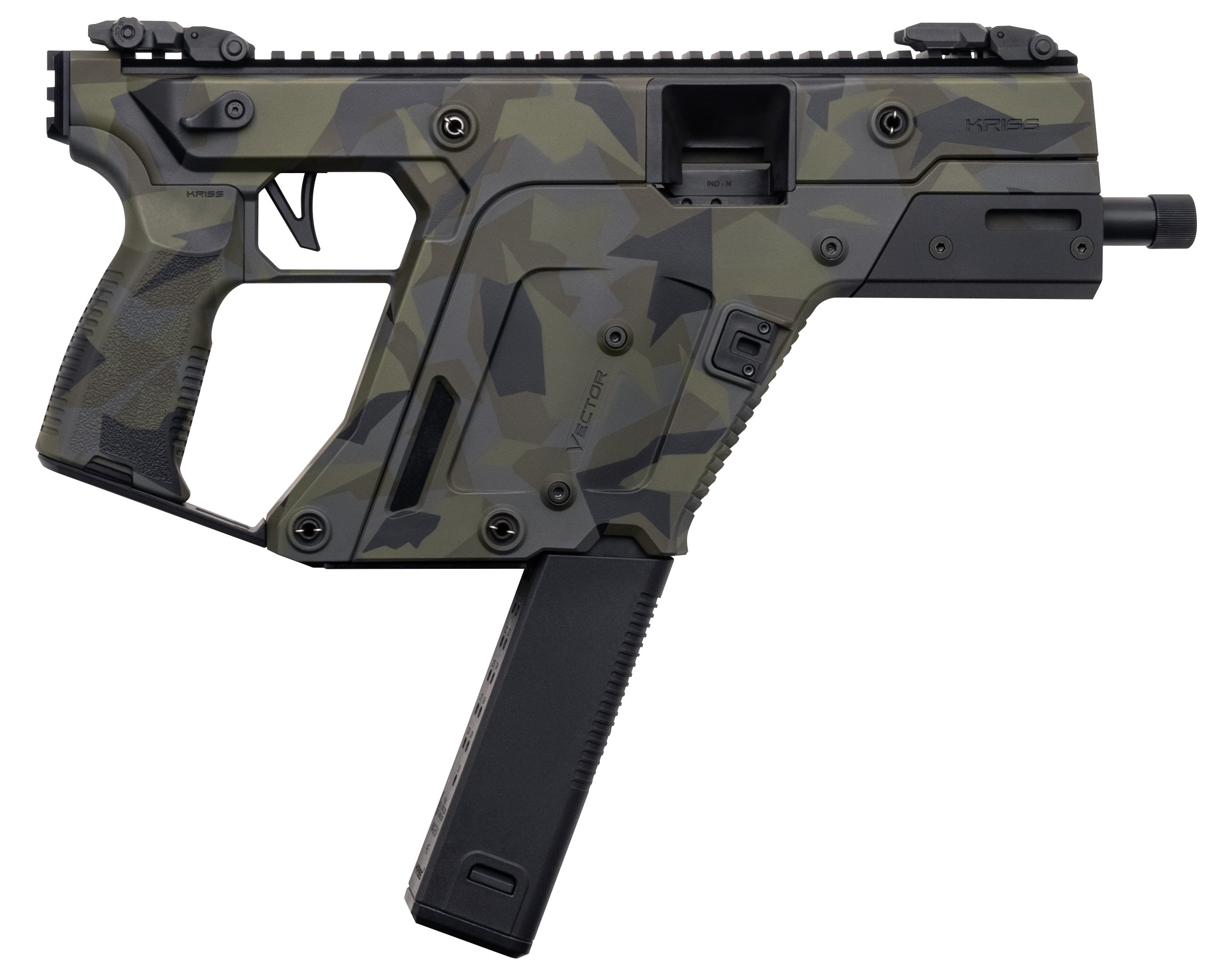 Kriss USA KV903PWD00 Vector SDP Gen3 9mm Luger 40+1 5.50" Black Nitride Threaded Barrel, M-LOK Handguard, Picatinny Rail Receiver & Rear, Black Polymer Grip, Ambidextrous, Glock Mag Compatible