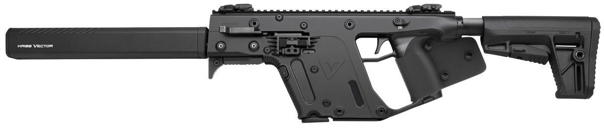 Kriss USA KV45CBL22 Vector CRB Gen2 *CA Compliant 45 ACP 10+1 Black Steel Barrel, Black Picatinny Rail Receiver, Fixed Black Synthetic Stock, Black California Paddle Grip, Glock Magazine Compatible