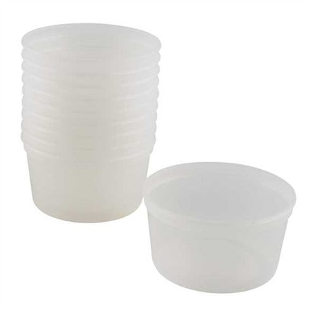 ACRAGLAS GEL MIXING DISHES, 8OZ, 10 PACK