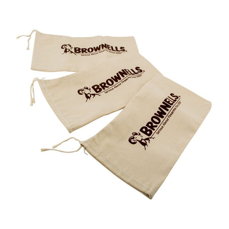 CANVAS SHOOTING BAG, NATURAL TAN, 3 PACK