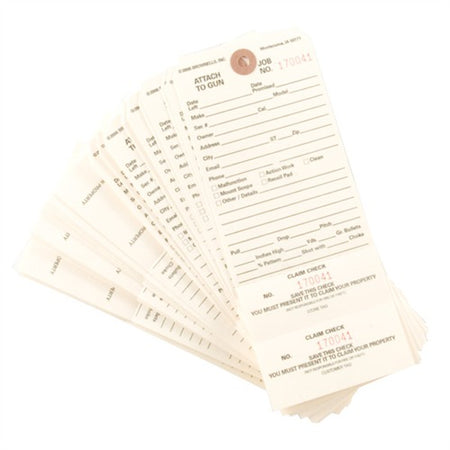 DOUBLE-STUB CLAIM CHECKS, 1000 PACK