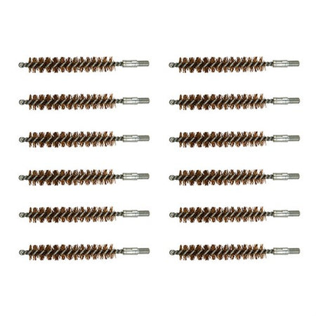DOUBLE-TUFF BRONZE RIFLE BRUSH 375 CALIBER 12 PACK
