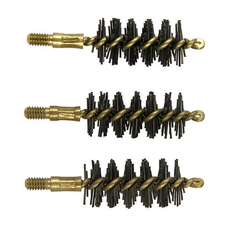 HEAVY WEIGHT BRUSH, NYLON, .50 CALIBER PISTOL, 3 PACK