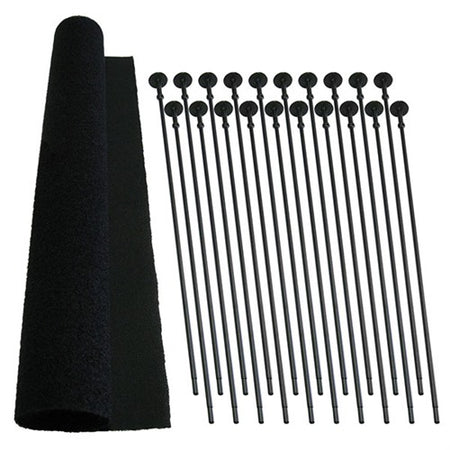Vertical Rifle Organizing Rods for Safe Storage