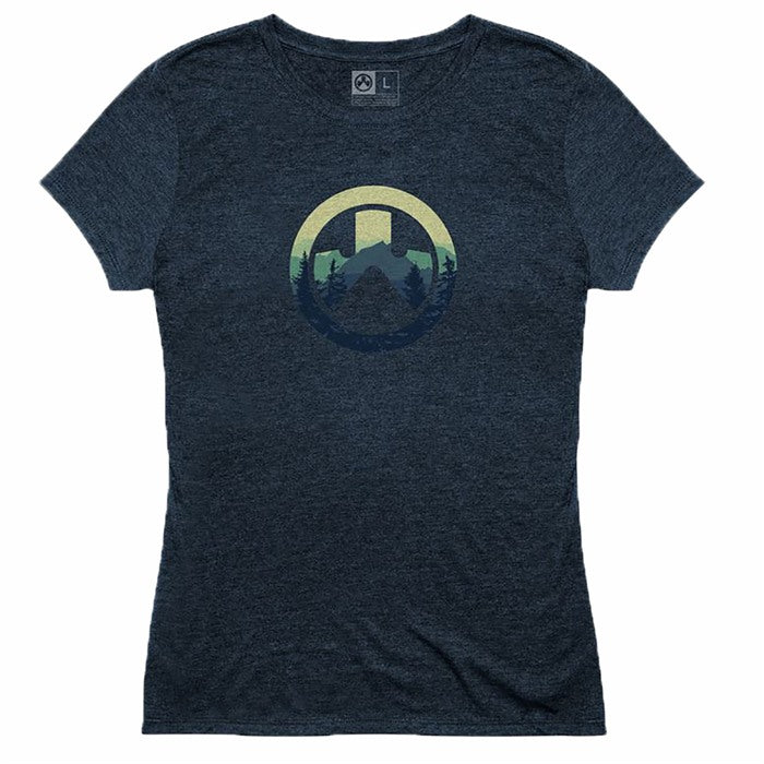 Women's CVC T-Shirt with Cascade Icon Logo - 840815129554