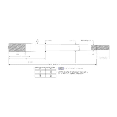 Carbon Fiber Bolt-Action Barrel 30 Caliber