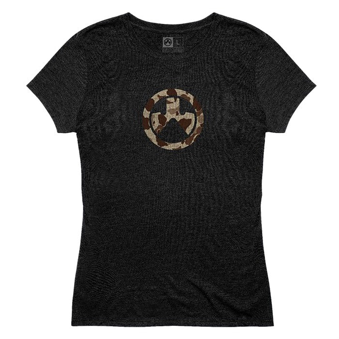 Raider Camo CVC Women's T-Shirt Black X-Large