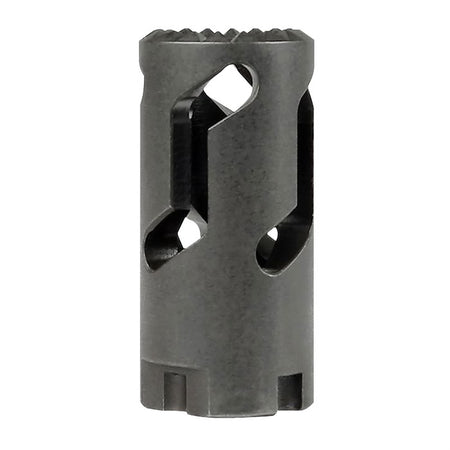 Midwest Industries AK 7.62x39 Flash Hider Impact Device, M14x1.0 Left Hand Thread, Black Finish