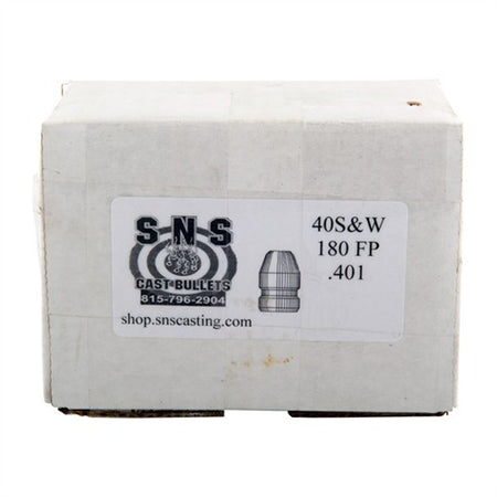 .40 CAL/10MM (.401") 180GR FP LEAD BULLETS 500/BOX