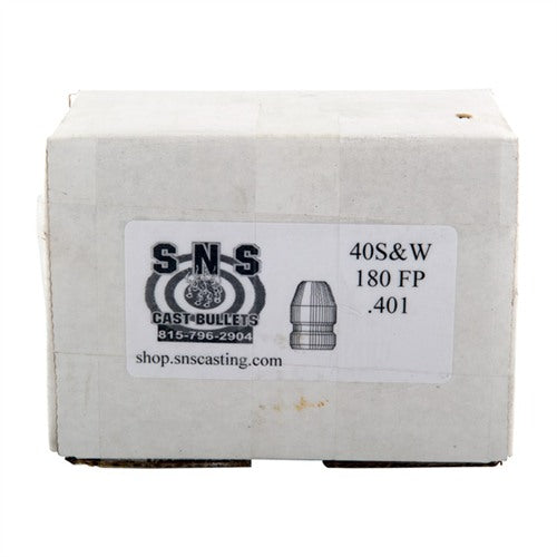 .40 CAL/10MM (.401") 180GR FP LEAD BULLETS 500/BOX