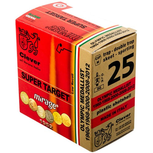 MIRAGE SUPER TARGET T1 28GA 2-3/4" 3/4OZ #9 SHOT 250/CASE