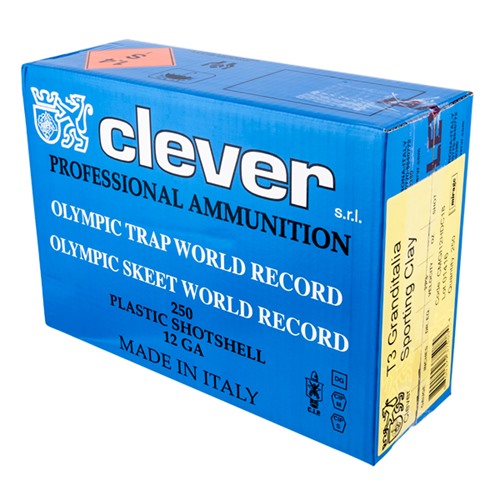 Clever 12 Gauge Shotgun Ammo Mirage Grand Italia T3 2.75 in 1-1/8 oz #7.5