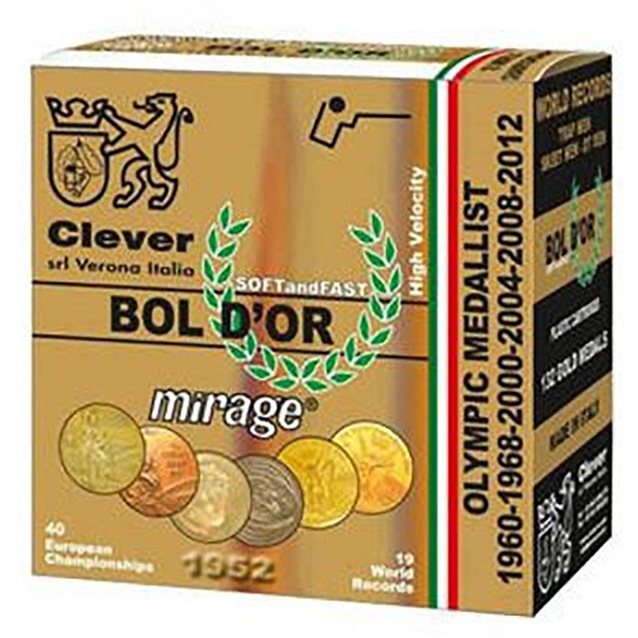 Clever 12 Gauge Shotgun Ammo Mirage Bol D'or 2.75 in 1 oz #7.5