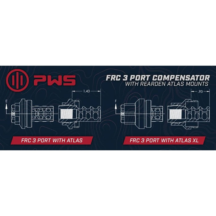 FRC Three-Port Compensator for .223 Caliber Rifles