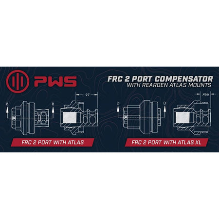 FRC Two-Port Compensator for .308 Caliber Rifles