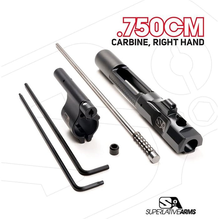 AR-15 Right Hand Adjustable Piston System with .750" Clamp-On Gas Block | 850011846261