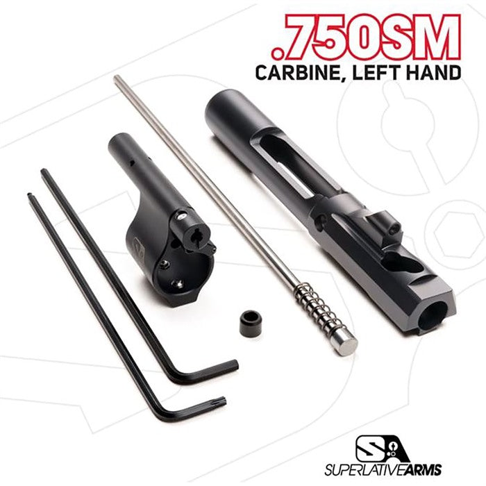 AR-15 .750" Gas Block Left Hand Adjustable Piston System