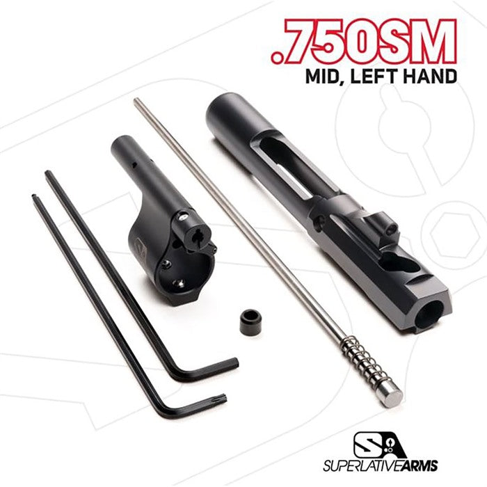 AR-15 .750" Gas Block Adjustable Piston System Left Hand