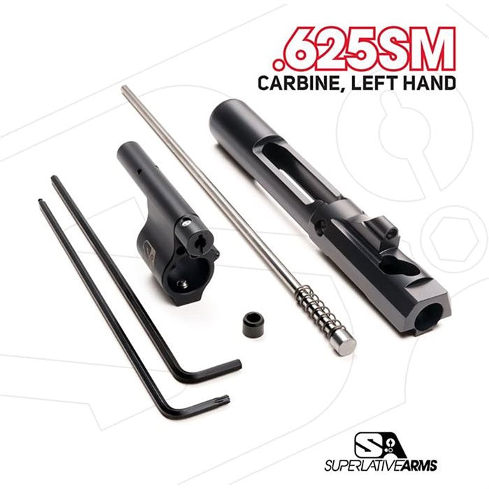 AR-15 .625" Gas Block Left Hand Adjustable Piston System