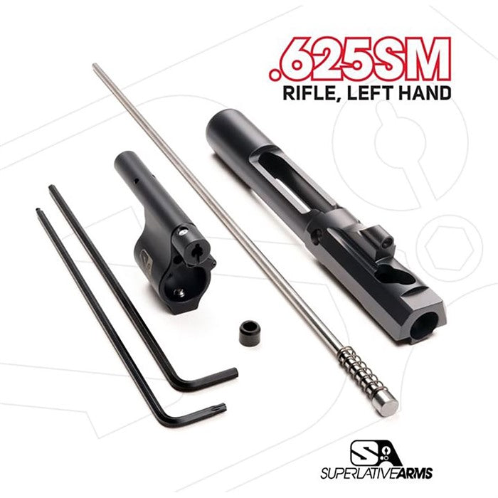 AR-15 .625" Gas Block Adjustable Piston System Left Hand