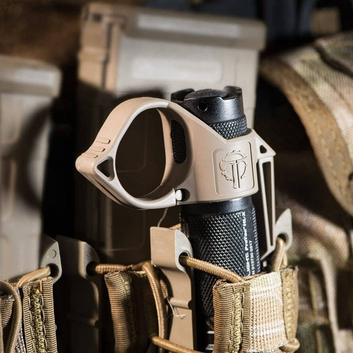 Large Flashlight Ring with Pocket Clip Switchback 2.0