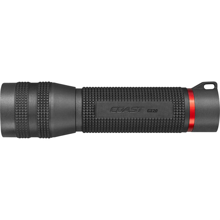 GX20 FLASHLIGHT 1200 LUMENS W/PURE BEAM & TWIST FOCUS BLACK