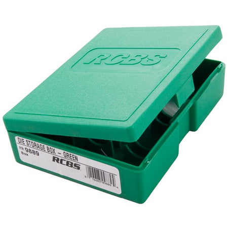 RCBS Die Storage Box Cradle Design Green Holds 3 Dies