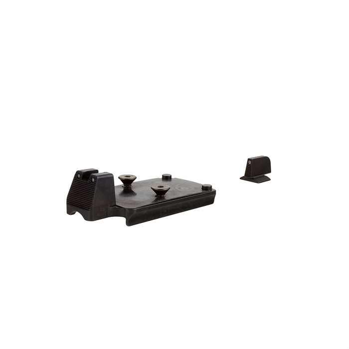 Trijicon 600757 RMR/SRO 1911/2011 Integrated Night Sights Green Tritium Black Outline Front & Rear