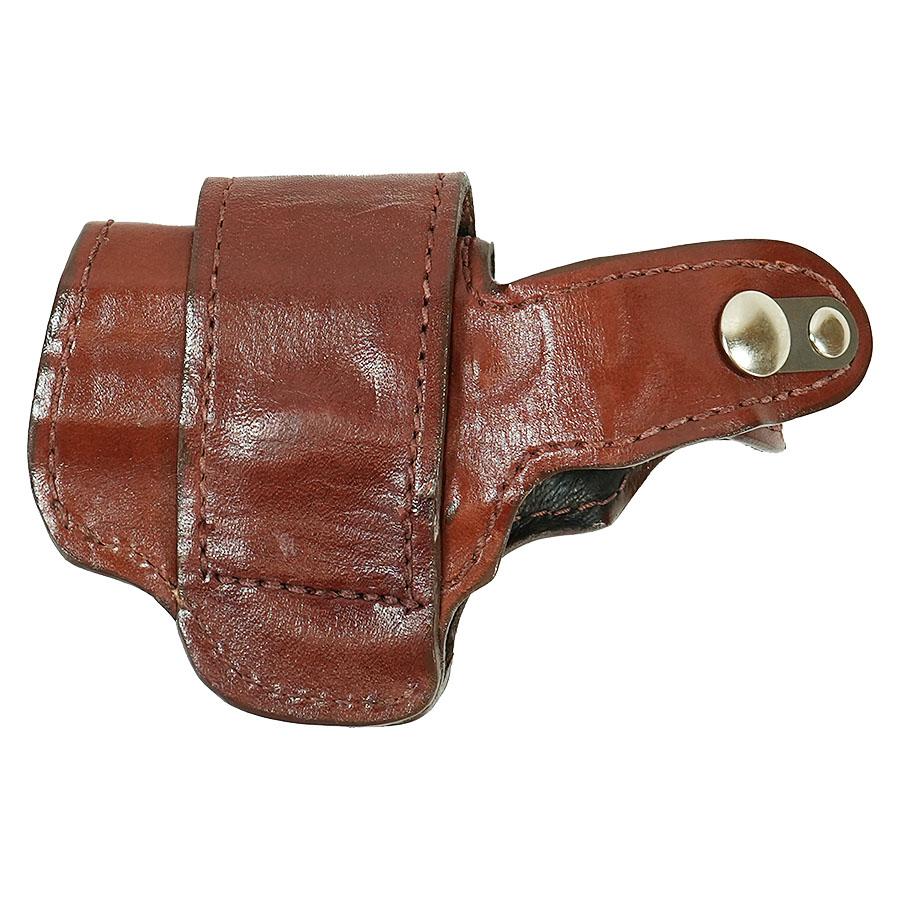Bond Arms 3" Barrel RH Leather Cross-Draw Driving Holster Brown Henna Stitch