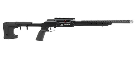 Savage Arms 47256 A22 Precision Lite Full Size 22 LR 10+1 18" Carbon Fiber Threaded Barrel, Black Picatinny Rail Carbon Steel Receiver, M-LOK Handguard, Black MDT Chassis Aluminum Stock, Black Polymer