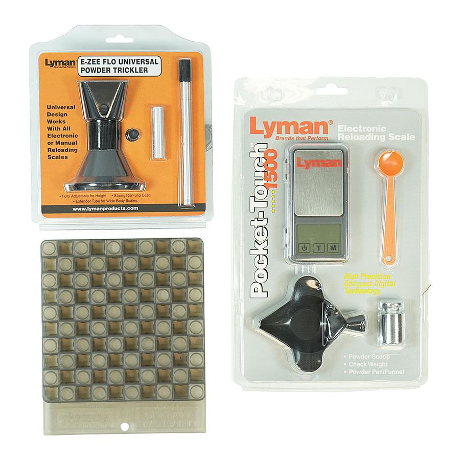 Lyman Reloading Powder Handling Starter Kit with Digital Scale
