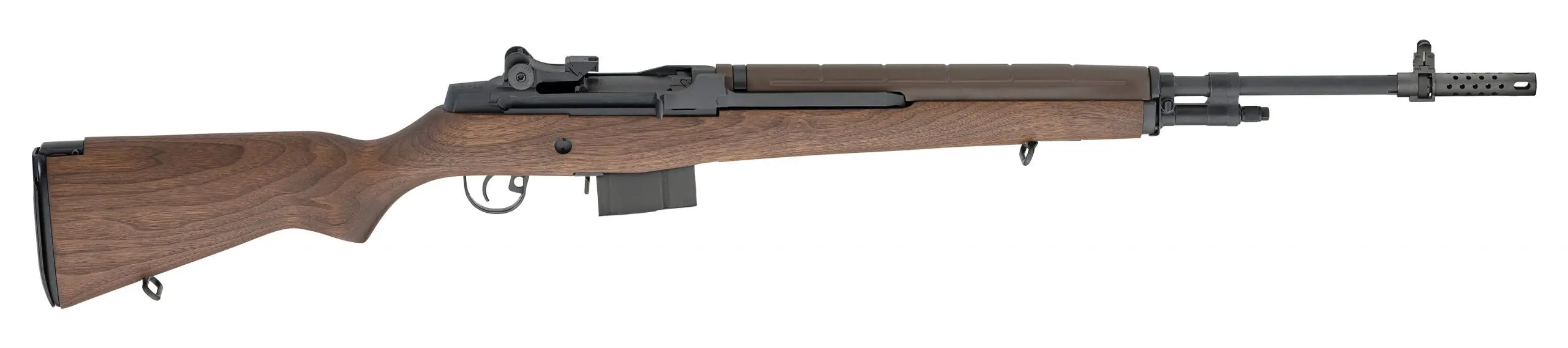Springfield Armory MA9102CA M1A Standard Issue *CA Compliant 308 Win/7.62x51mm 10+1 22" Black Parkerized Carbon Steel Barrel, Black Parkerized Steel Receiver, Walnut Wood Fixed Stock, Right Hand