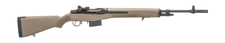 Springfield Armory MA9120CA M1A Standard Issue *CA Compliant 308 Win 10+1 22" Black Parkerized Steel Barrel w/Muzzle Brake, Black Parkerized Steel Receiver, Fixed Flat Dark Earth Synthetic Stock