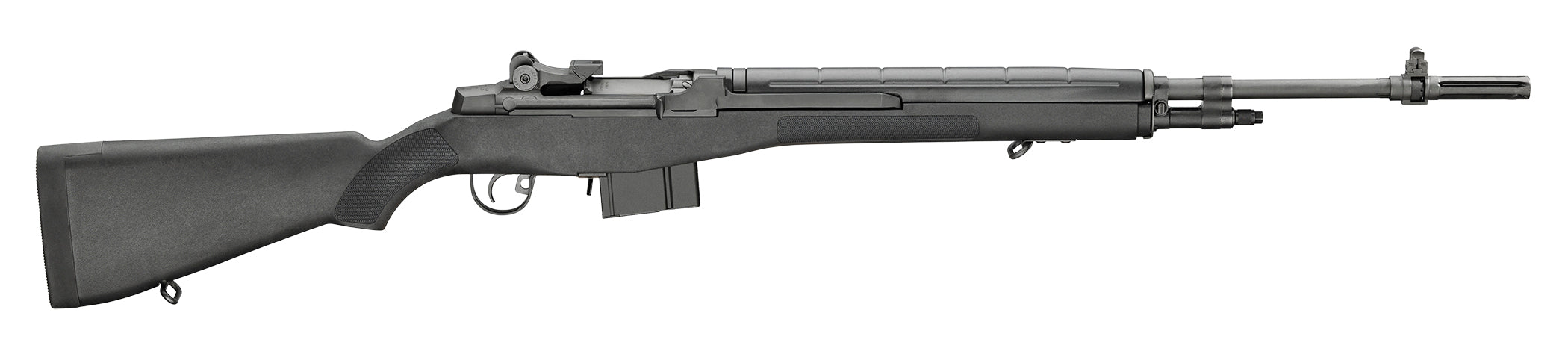 Springfield Armory MA9226 M1A Loaded 308 Win/7.62x51mm 10+1 22" Black Parkerized Medium National Match Barrel, Black Parkerized Steel Receiver, Black Synthetic Fixed Stock