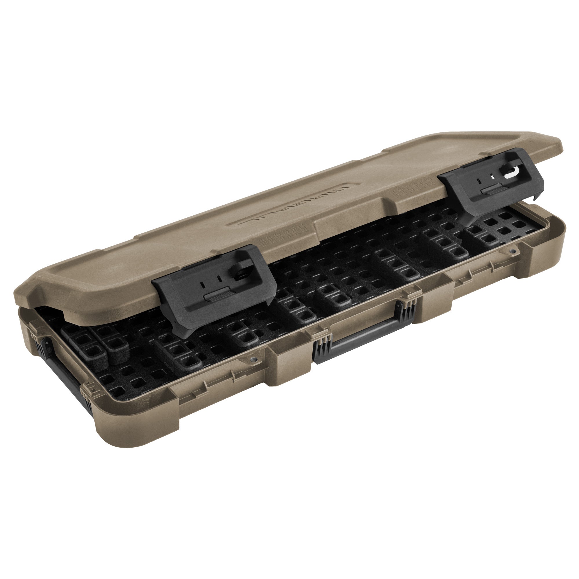 Magpul Industries DAKA R44 Hard Rifle Case, Flat Dark Earth Finish, DAKA Grid Organizer MAG1288-FDE