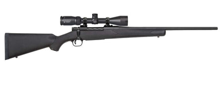 Mossberg 28053 Patriot 7mm-08 Rem Caliber with 5+1 Capacity, 22" Fluted Barrel, Matte Blued Metal Finish & Black Synthetic Stock Right Hand (Full Size) Includes Vortex Crossfire II 3-9x40mm Scope